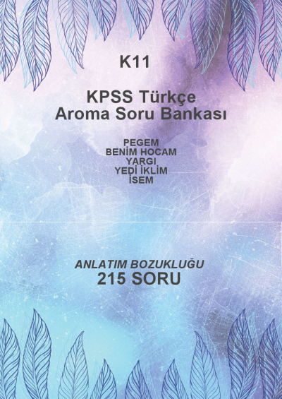 ANLATIM BOZUKLUĞU --215 SORU-- FotokoPink