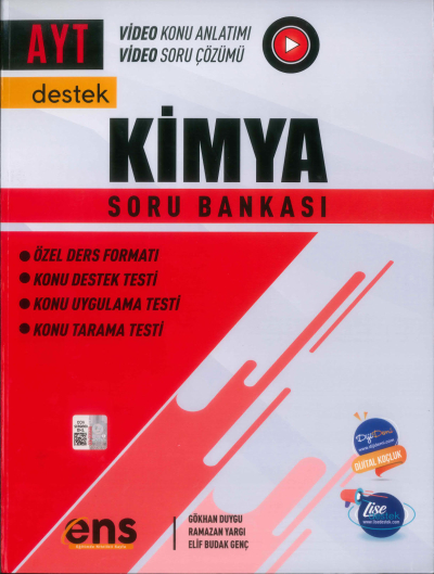 AYT Kimya Soru Bankası ENS Yayıncılık