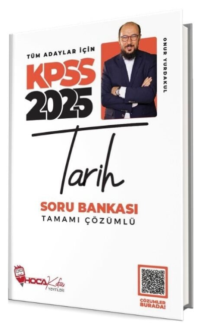 2025 KPSS Tarih Tamamı Çözümlü Soru Bankası Hoca Kafası Yayınları FotokoPink