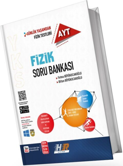 AYT Fizik Soru Bankası Hız ve Renk Yayınları FotokoPink