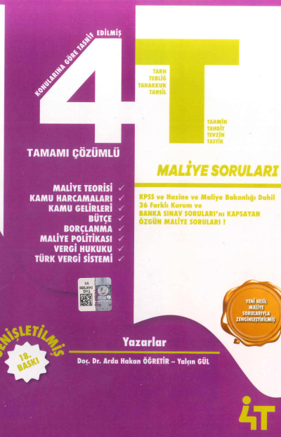 Maliye Soruları 4T Yayınevi