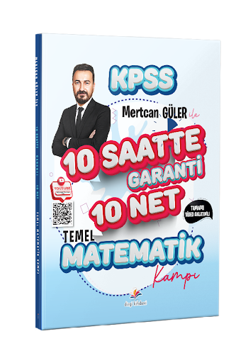 2026 KPSS Mertcan Güler ile Tamamı Video Anlatımlı 10 Saatte Garanti 10 Net Temel Matematik Kampı Dizgi Kitap Yayınları FotokoPink