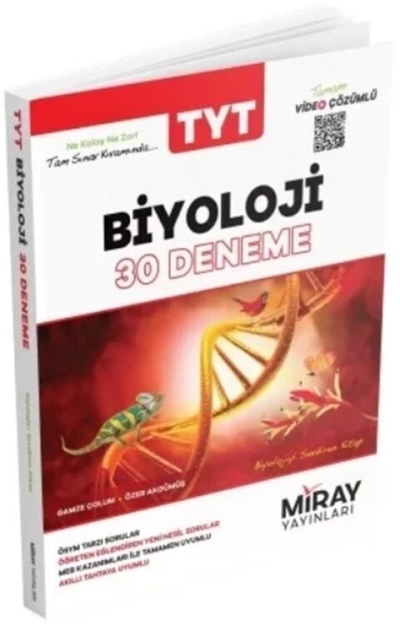 TYT Biyoloji 30 Deneme Miray Yayınları FotokoPink