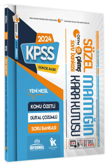 SÖZEL MANTIĞIN KARA KUTUSU ÖSYM ÇIKMIŞ SORU BANKASI FotokoPink