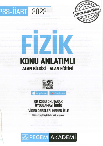 FİZİK KONU ANLATIMI ALAN BİLGİSİ-ALAN EĞİTİMİ FotokoPink