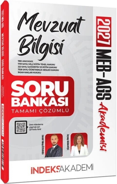 MEB-AGS Akademisi Mevzuat Bilgisi Soru Bankası Çözümlü İndeks Akademi Yayıncılık FotokoPink