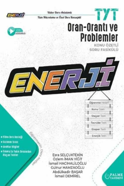 TYT Enerji Oran-orantı ve Problemler Konu Özetli Soru Fasikülü FotokoPink