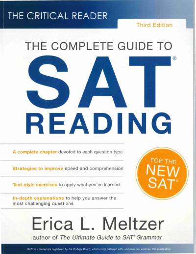 The Critical Reader, 3rd Edition: The Complete Guide to SAT Reading FotokoPink