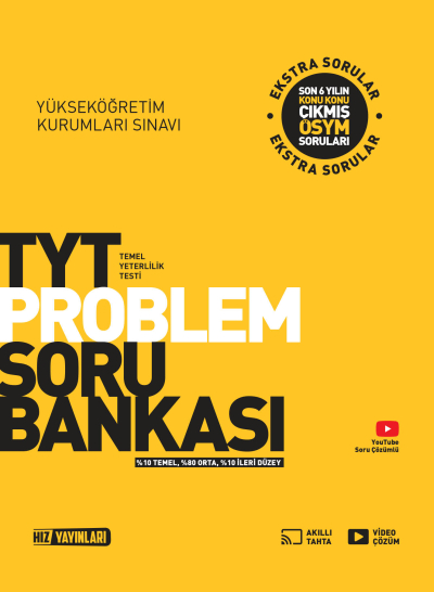 TYT Problemler Soru Bankası Hız Yayınları FotokoPink