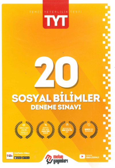 TYT Sosyal Bilimler 20 Deneme FotokoPink