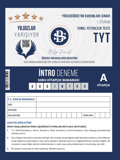 Yıldızlar Yarışıyor TYT İntro Deneme Bilgi Sarmal FotokoPink