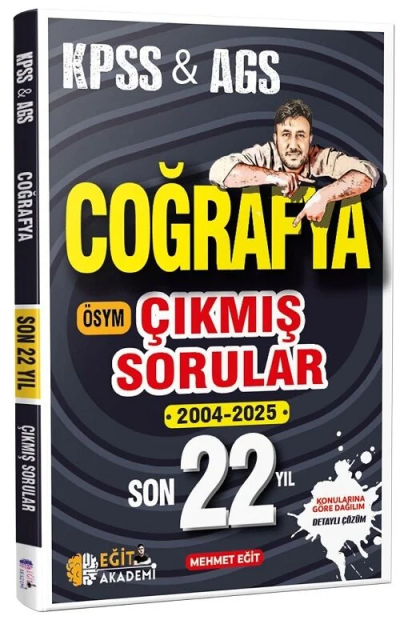 2026 KPSS Coğrafya Son 22 Yıl Çıkmış Sorular Mehmet Eğit Eğit Akademi FotokoPink