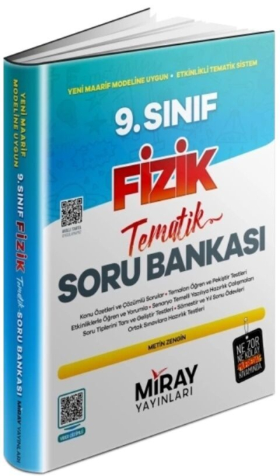 9. Sınıf Fizik Tematik Konu Özetli Soru Bankası Miray Yayınları FotokoPink