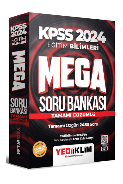 2024 KPSS Eğitim Bilimleri Mega Tamamı Çözümlü Soru Bankası FotokoPink