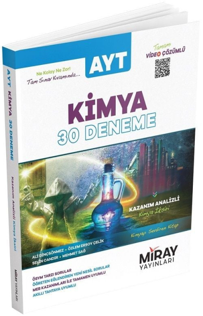 AYT Kimya 30 Deneme Miray Yayınları FotokoPink