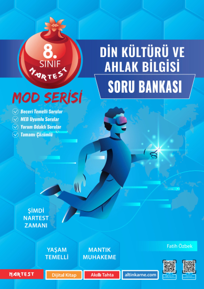 8. Sınıf Mod Din Kültürü Ve Ahlak Bilgisi Soru Bankası Nartest Yayınları FotokoPink