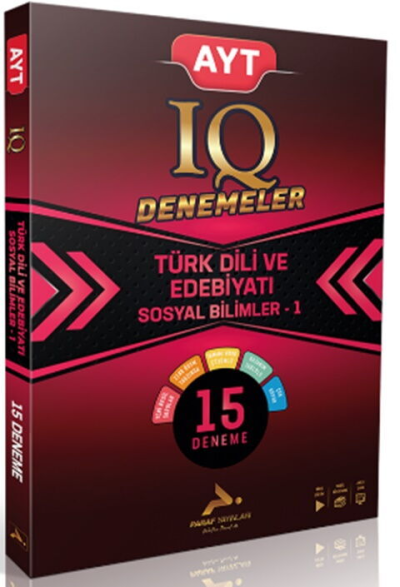 AYT IQ Türk Dili ve Edebiyatı Sosyal Bilimler -1 15 Branş Deneme PRF Paraf Yayınları FotokoPink