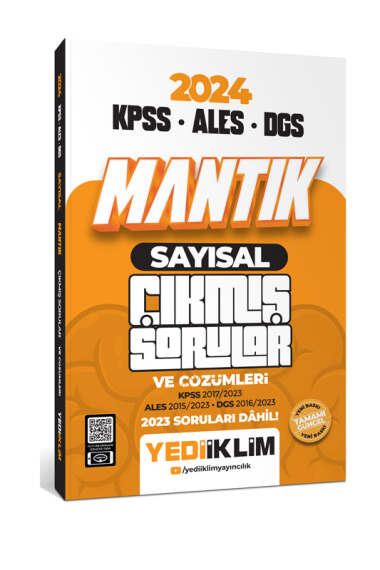 2024 KPSS ALES DGS Sayısal Mantık Tamamı Çözümlü Çıkmış Sorular (2015-2023) FotokoPink