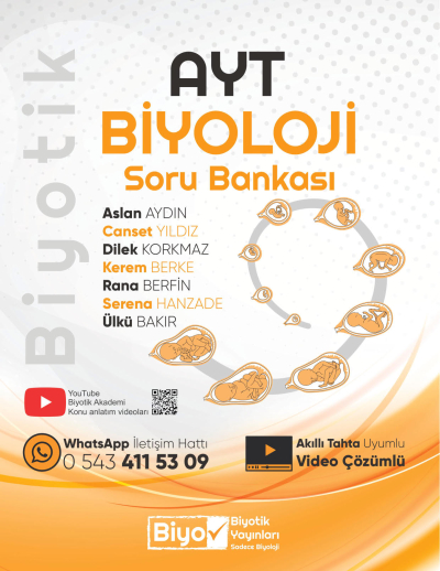 AYT Biyoloji Soru Bankası Biyotik Yayınları FotokoPink