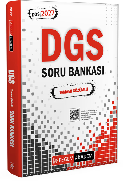 2027 DGS Tamamı Çözümlü Soru Bankası Pegem Akademi FotokoPink