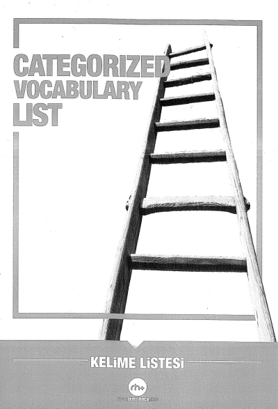 CATEGORIZED VOCABULARY LIST (KELİME LİSTESİ) FotokoPink