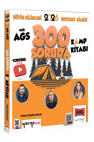 2026 MEB-AGS Eğitim Bilimleri ve Mevzuat Bilgisi 300 Soruda Youtube Çözümlü Kamp Kitabı Yargı Yayınları FotokoPink