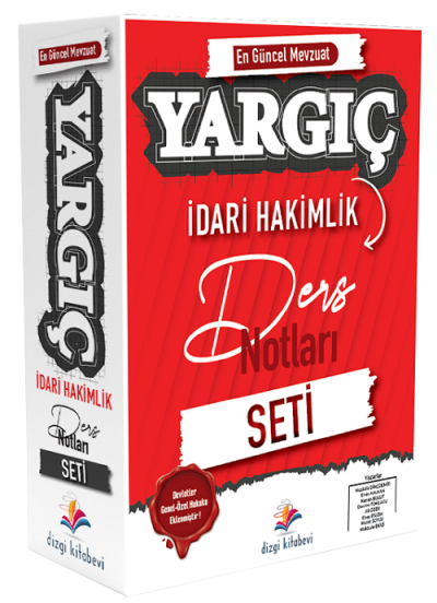 Dizgi Kitap İdari Hakimlik YARGIÇ Ders Notları Seti Dizgi Kitap FotokoPink
