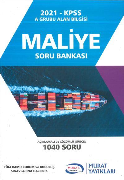 MALİYE SORU BANKASI AÇIKLAMALI VE ÇÖZÜMLÜ 1040 SORU FotokoPink