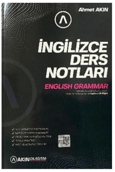 YDS YKSDİL İngilizce Grammar Ders Notları Akın Dil Yayınları FotokoPink