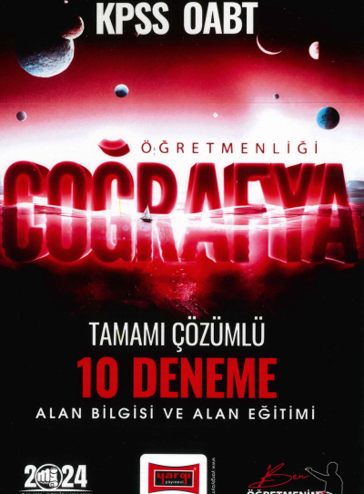 COĞRAFYA ÖĞRETMENLİĞİ TAMAMI ÇÖZÜMLÜ 10 DENEME ALAN BİLGİSİ-ALAN EĞİTİMİ FotokoPink