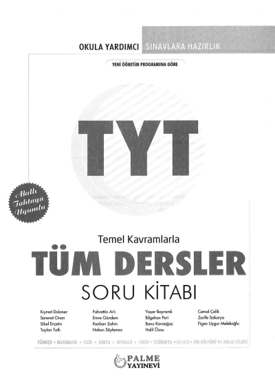 TYT Tüm Dersler Soru Kitabı FotokoPink