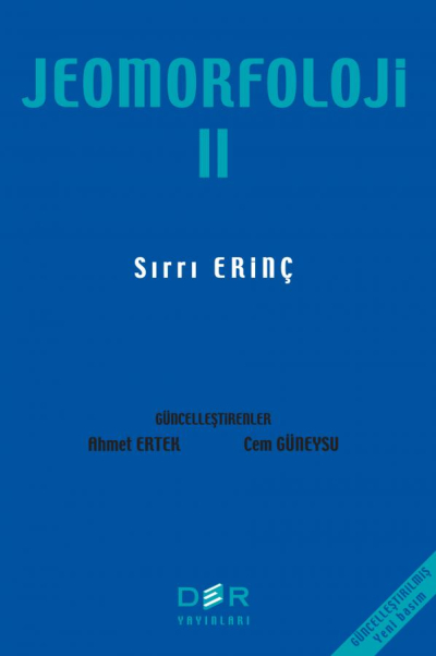 Jeomorfoloji Cilt 2 Sırrı Erinç Der Yayınları FotokoPink