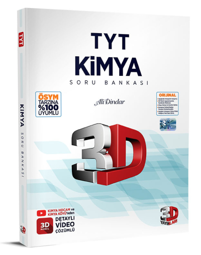 TYT 3D Kimya Tamamı Video Çözümlü Soru Bankası