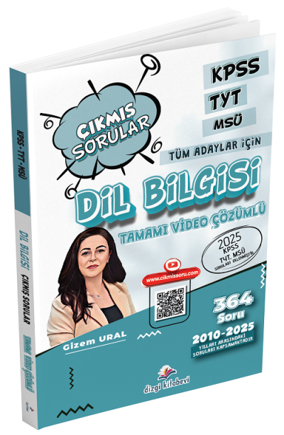 2026 KPSS TYT MSÜ Dil Bilgisi Çıkmış Sorular Son 16 Yıl Çözümlü Gizem Ural Dizgi Kitap FotokoPink