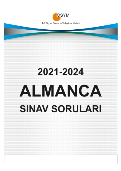 YDT ALMANCA ÇIKMIŞ SINAV SORULARI (2021-2024) FotokoPink