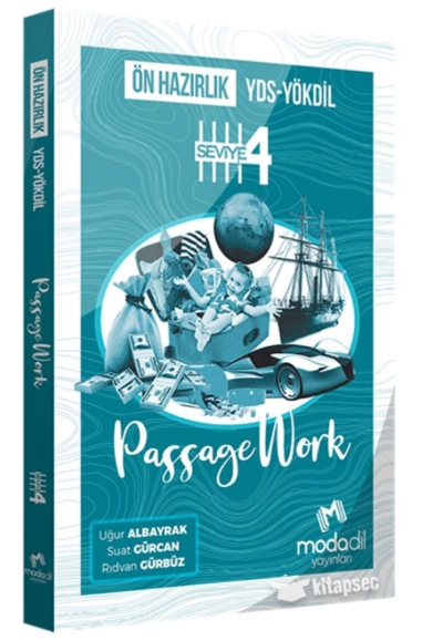 YDS YÖKDİL Ön Hazırlık Passagework Seviye 4 Modadil Yayınları FotokoPink