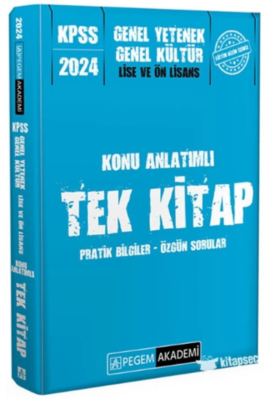 Konu Anlatımlı Tek Kitap