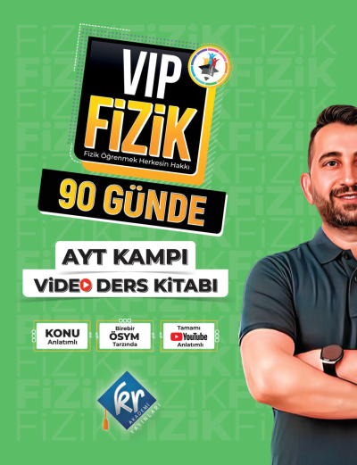 Vip Fizik 90 Günde AYT Kampı Video Ders Kitabı FotokoPink