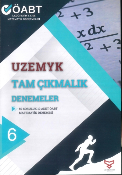UZEMYK Tam Çıkmalık Denemeler 50x10 İlköğretim Lise Mat Öğretmenliği Yüksel Keleş FotokoPink