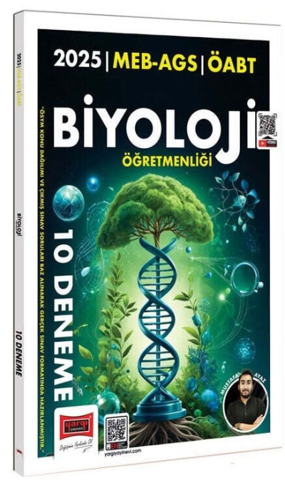 2025 MEB AGS ÖABT Biyoloji Öğretmenliği 10 Deneme Yargı Yayınları FotokoPink