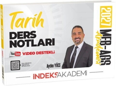 MEB-AGS Akademisi Tarih Video Ders Notları Aydın Yüce İndeks Akademi Yayıncılık FotokoPink