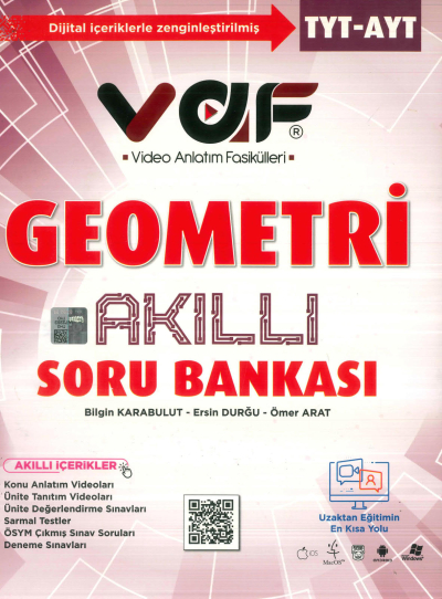 TYT AYT Geometri Soru Bankası Vaf Yayınları FotokoPink