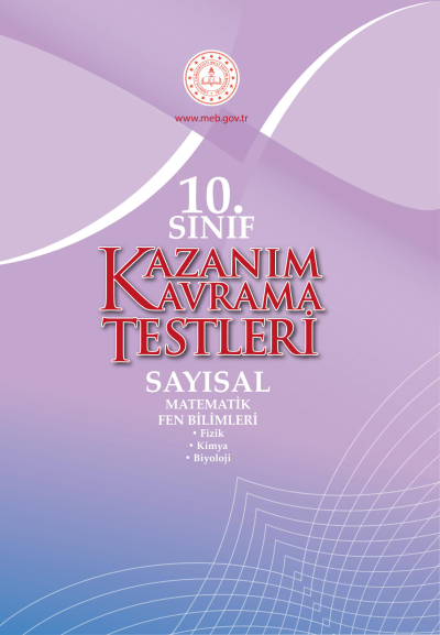 10. Sınıf Kazanım Kavrama Testleri (Sayısal) FotokoPink