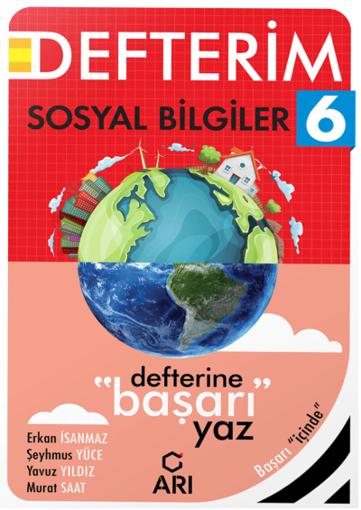 6. Sınıf Sosyalimo Sosyal Bilgiler Defterim Arı Yayıncılık FotokoPink