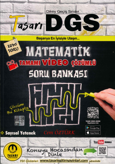 DGS MATEMATİK TAMAMI ÇÖZÜMLÜ SORU BANKASI 2290 SORU FotokoPink
