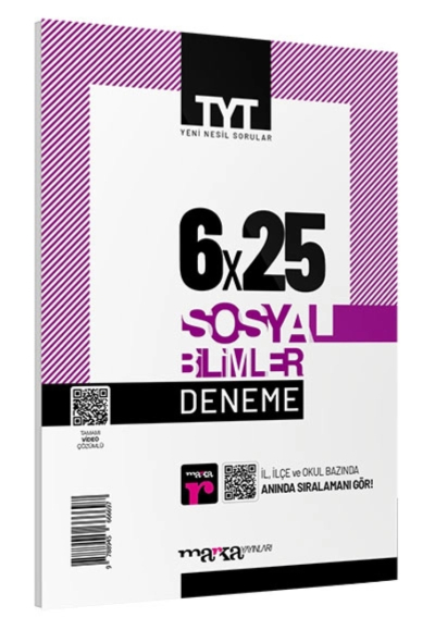 2024 TYT Sosyal Bilimler 6 Deneme Tamamı Video Çözümlü
