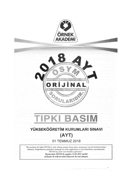 2018-2019-2020 AYT Denemesi FotokoPink