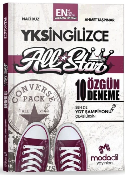 YKSDİL YDT İngilizce All Star 10 Özgün Deneme Modadil Yayınları FotokoPink