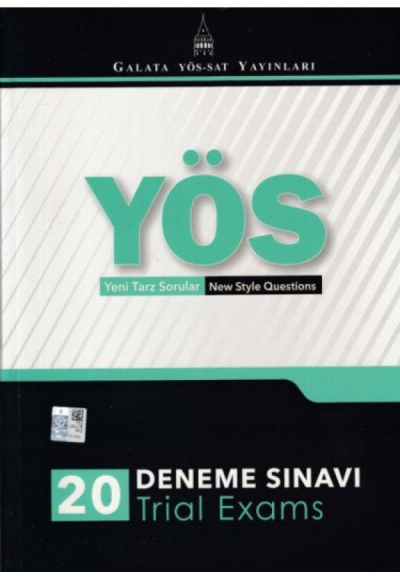 YÖS Yeni Tarz Sorular New Style Questions 20 Deneme Sınavı Trial Exams FotokoPink