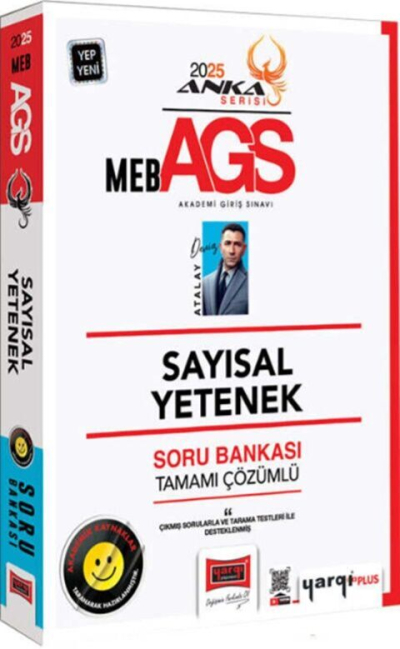 2025 MEB-AGS Sayısal Yetenek Soru Bankası Çözümlü Anka Serisi Yargı Yayınları FotokoPink
